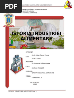 Istoria industriei alimentare