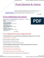 CCNA 4 Final Exam V4.0 Answers - CCNA Final Exam Question & Answer