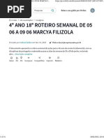 4º ANO 18º ROTEIRO SEMANAL DE 05 06 A 09 06 MARCYA FILIZOLA _ PDF _ Triângulo _ Geometria Euclidiana