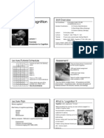 PSY 2COG Lecture 1 - Introduction Unit Overview (Compatibility Mode) - Merged