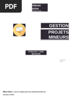 Livre de Gestion de Projets Miniers