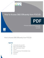 FUN How To Access DB2 Efficiently From FOCUS