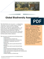 Global Biodiversity Assessment