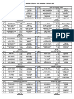 FCH Lineups 11-12 - Week 16