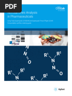 Brochure Nitrosamine in Pharma Lc Ms Ms 5994 2977en Agilent