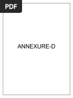 Annexure-D