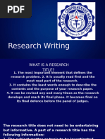 Research Writing