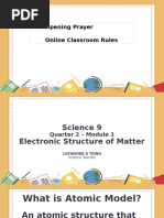 LESSON 3-Electronic Structure of Matter