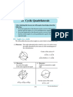 21 Cyclic Quadrilaterals: 21.1 Angles in A Circle