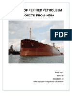 Export of Refined Petroleum Product From India