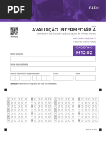 M1202 avaliacao intermediaria 3º ano