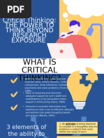 Ppt Critical Thinking