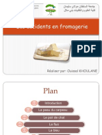 Les Accidents Liés À L'hygiène en Fromagerie