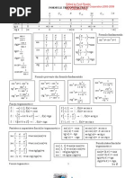 Formule Trigonometrie