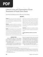 clinical course and characteristics of acute 4