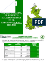 Manejo Integral de Residuos en El Estado de Puebla