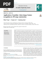 Application of machine vision image feature