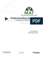 MAT Understanding Analogies