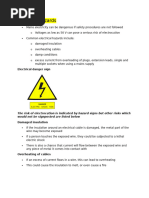 IGCSE Electrical hazards