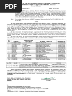 DEO PROCEEDINGS FOR IFP SCRP