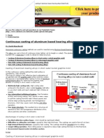 Continuous Casting of Aluminum Based Bearing Alloys Subs Tech)