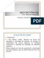 Geotectonica - O Ciclo de Wilson