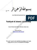 Tazkiyah and Islamic Leadership