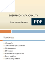 Ensuring Data Quality