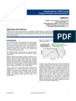 Application Note Abstract: Implementation of MPPT Solar Charge Controller With Powerpsoc