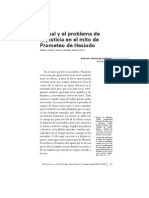 El Mal y El Problema de La Justicia en El Mito de Prometeo de Hesíodo