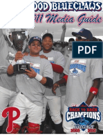 2011 LAKEWOOD Blueclaws Media Guide