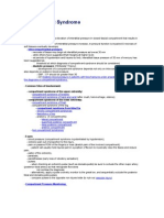 Compartment Syndrome: - Discussion