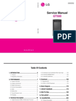 LG GT500 GT505 Service Manual