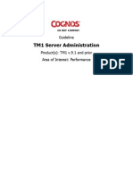 Tm1 Server Administration