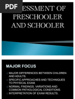 Assessment of Preschooler and Schooler