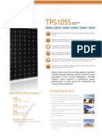 Topray TPS105S 280W305W Product Catalogue en