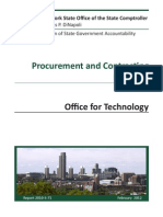 OSC Audit: OFT Procurement Practices