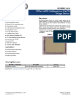 IBIS4-14000 14-Megapixel CMOS Image Sensor: Features Description