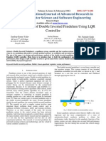 Optimal Control of Double Inverted Pendulum Using LQR Controller