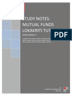 Lokakriti - Mutual Funds Notes