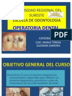 Clase de Operatoria Dental 1