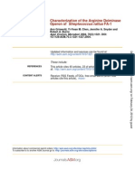 FA-1 Operon of Characterization of The Arginine Deiminase: Streptococcus Rattus