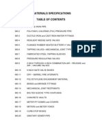 Appendix A Materials Specifications