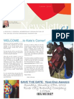 January 2012 Newsletter