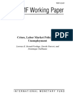 Crises, Labor Market Policy, and Unemployment: Lorenzo E. Bernal-Verdugo, Davide Furceri, and Dominique Guillaume