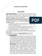 Apontamentos de Introdução Ao Estudo Do Direito