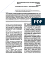 A Review: Hypothesis of Depression and Role of Antidepressant Drugs