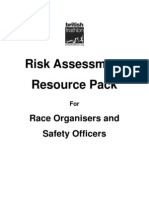 Risk Assesment Pack and Forms British Trathlon 2006