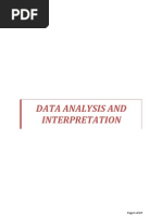 Data Analysis and Data Intr