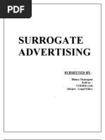 Surrogate Advertising: Submitted by